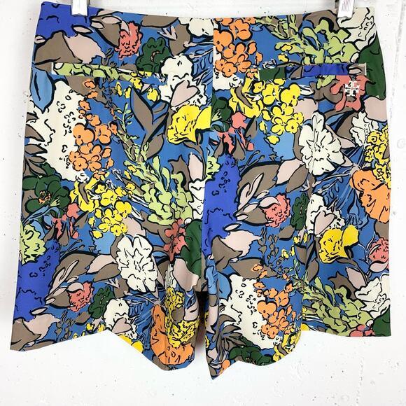 Tory Burch Womens Performace Printed Golf Skort Multi Painted Bouquet Size Small - Picture 2 of 16